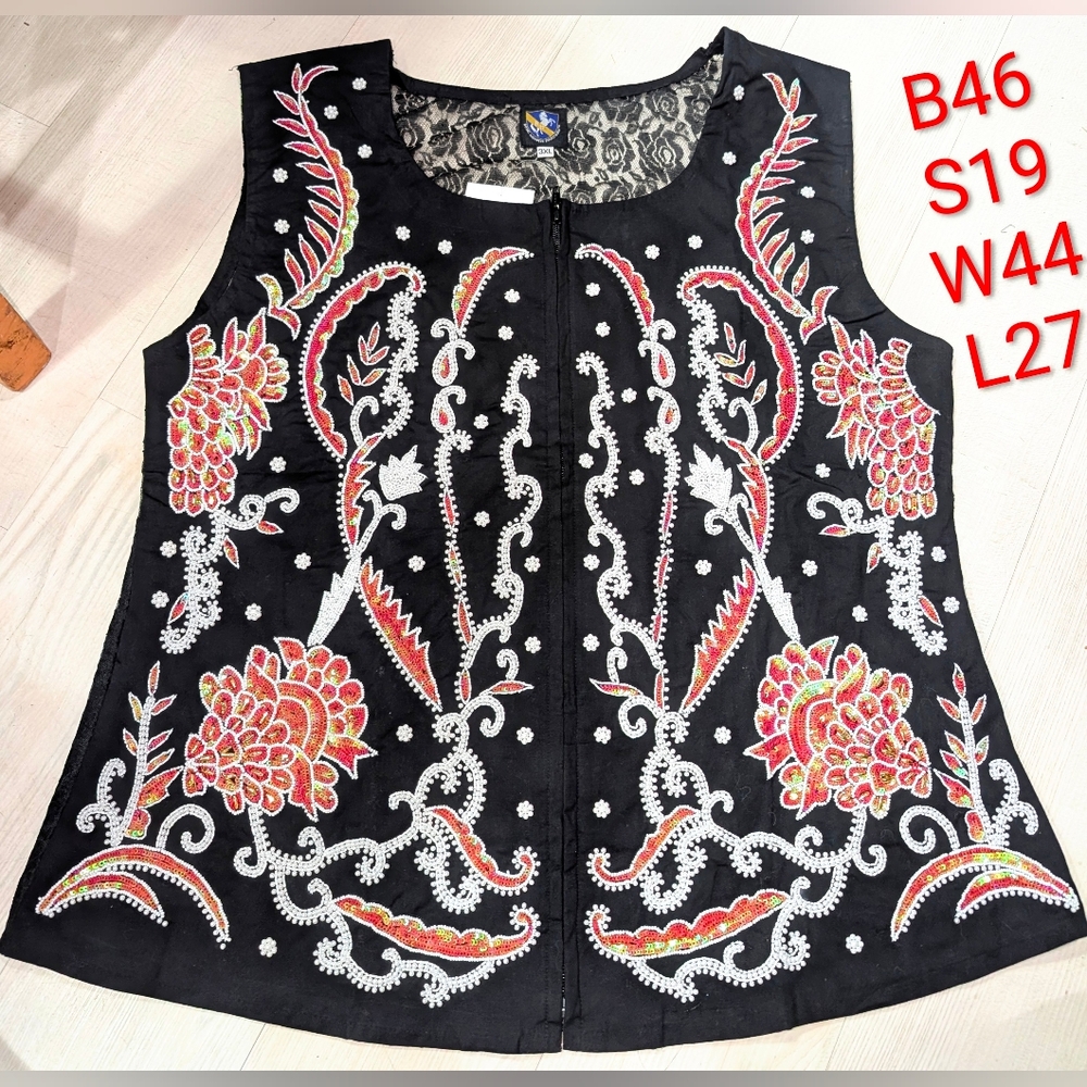 Beautiful Embroidered & Embellished Vest